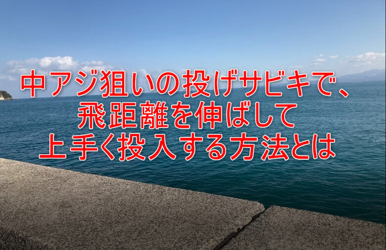 アジ狙いの投げサビキで 仕掛けを遠投する時のポイント しまちゃんの釣りログ