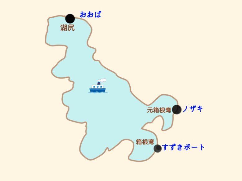 釣船店の地図